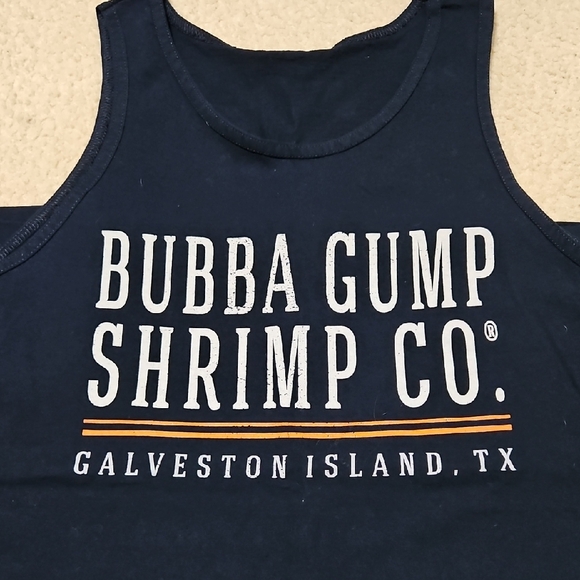 Bubba Gump Shrimp Co. Navy Tank Top - Picture 1 of 1
